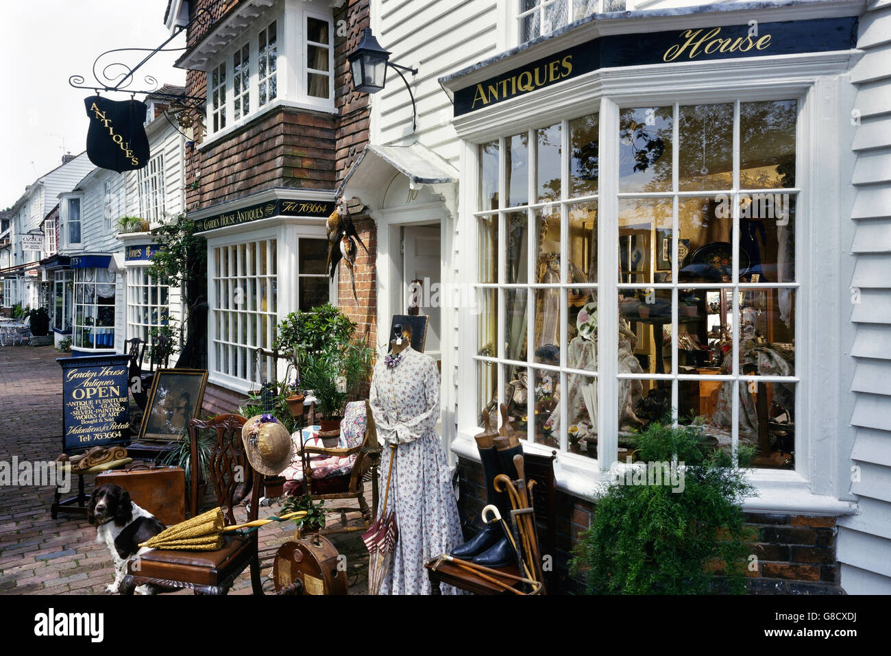 Antique Shop. Tenterden. Kent. L'Angleterre. UK. L'Europe Banque D'Images