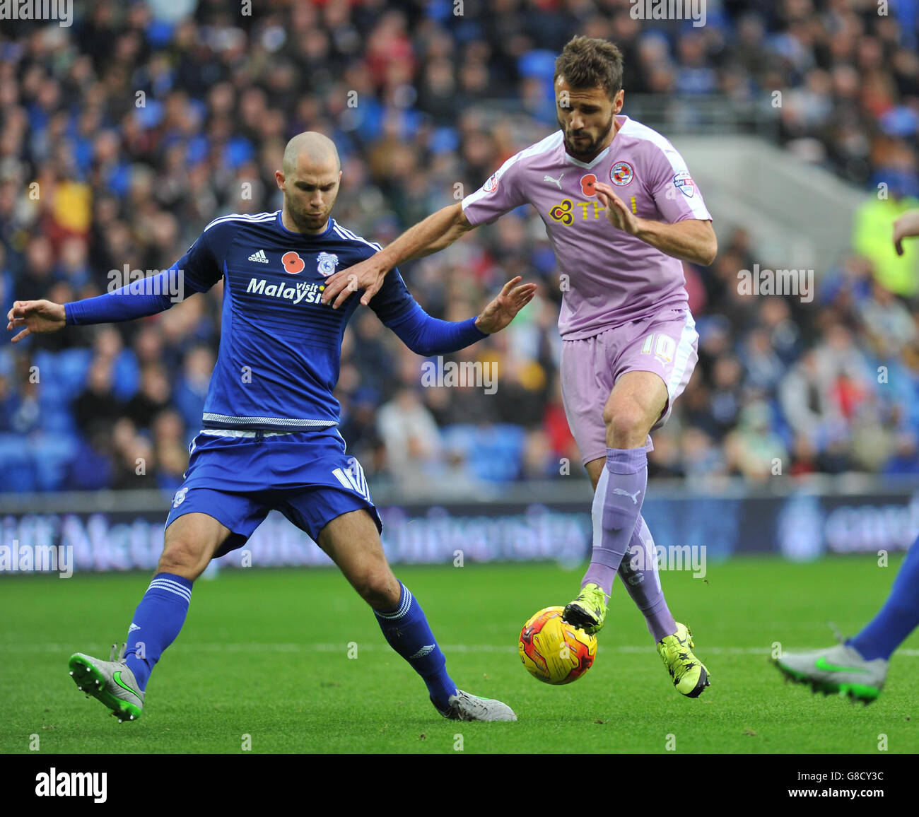 Sky Bet Championship Soccer - - Cardiff City v Lecture - Cardiff City Stadium Banque D'Images