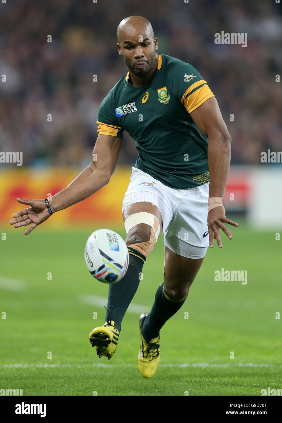 JP Pietersen d'Afrique du Sud pendant le match de médaille de bronze au stade olympique de Londres. Banque D'Images