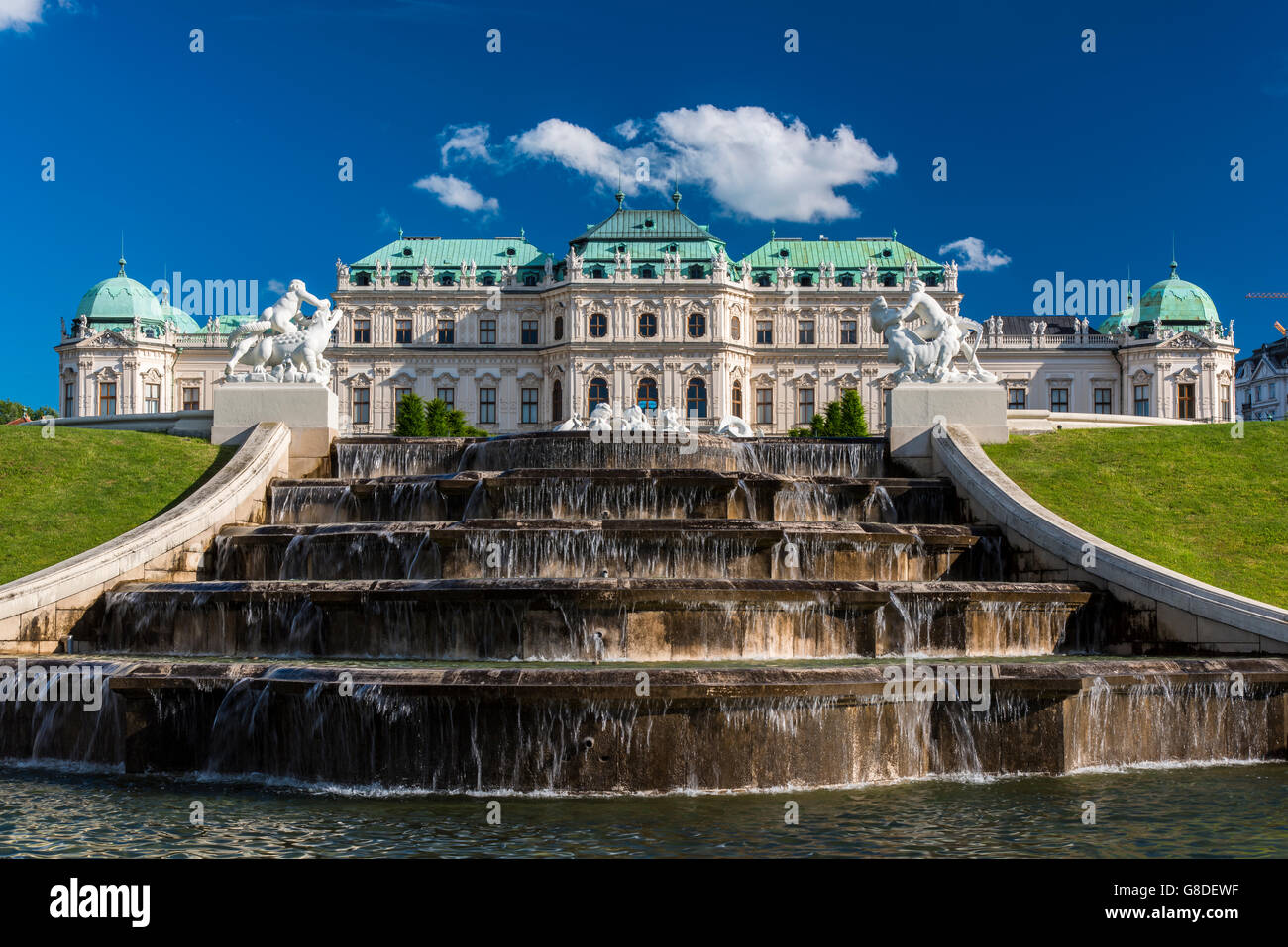 La région de Belvedere, Vienne, Autriche Banque D'Images