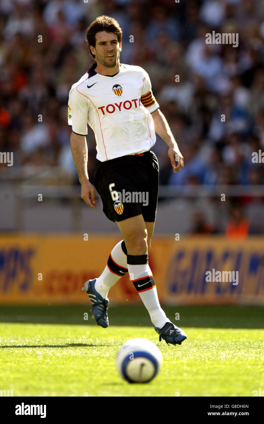 Football - Ligue espagnole de Primera - Valence / Albacete - Stade Mestalla.David Albelda, Valence Banque D'Images