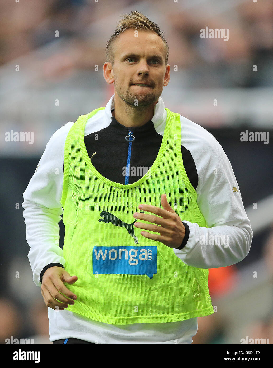 Football - Barclays Premier League - Newcastle United / Stoke City - St James' Park. Siem de Jong de Newcastle United Banque D'Images