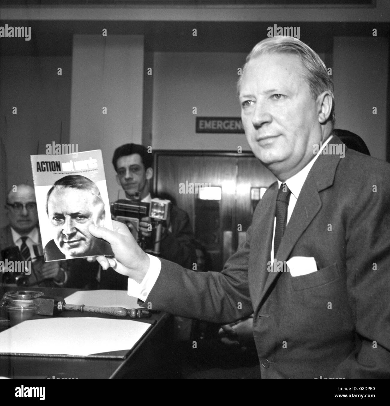 Politique - Edward Heath - Bureau Central du Parti conservateur, Westminster Banque D'Images