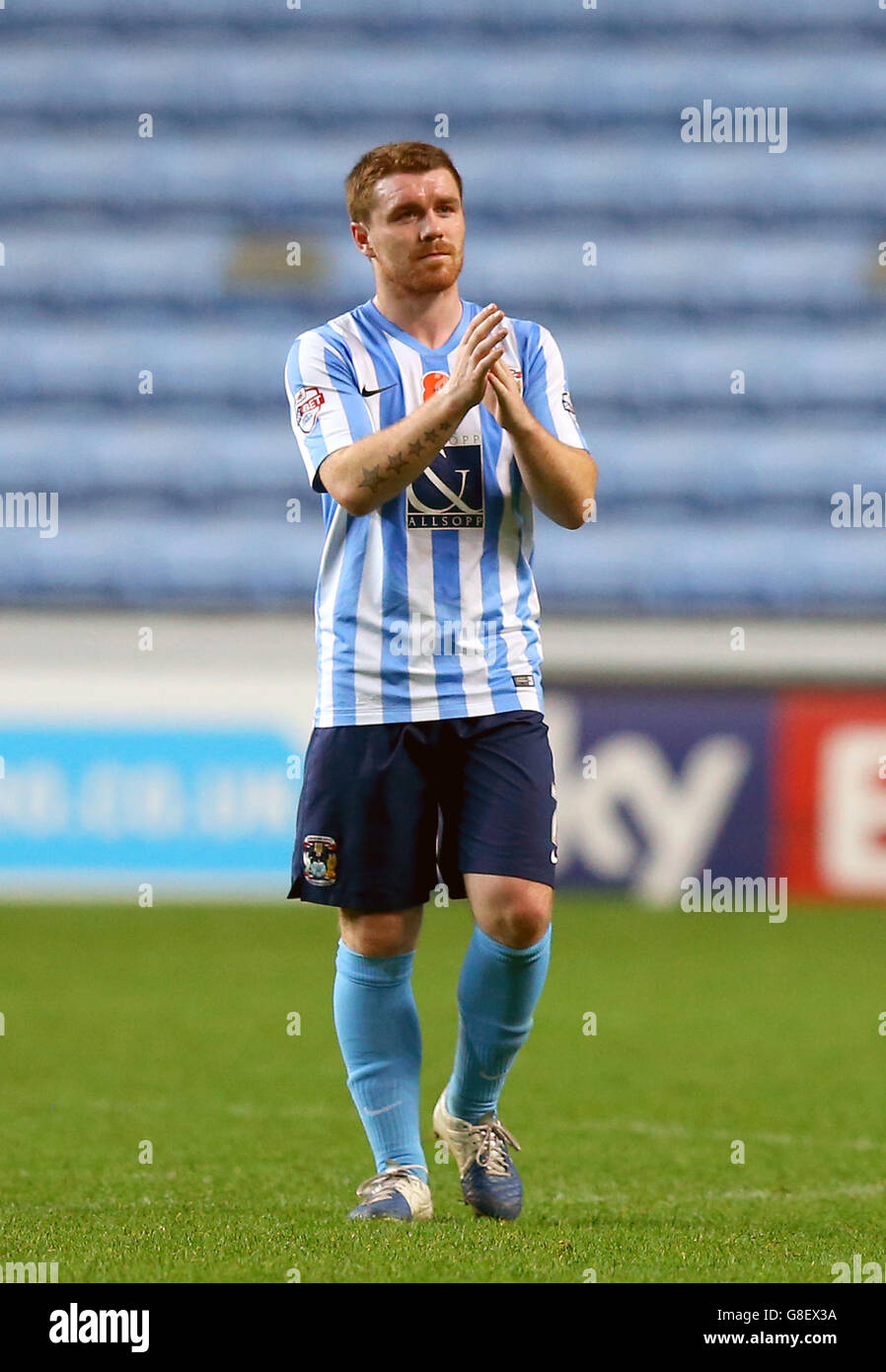 Football - Emirates FA Cup - Premier tour - Coventry City / Northampton Town - Ricoh Arena. John Fleck, Coventry City Banque D'Images