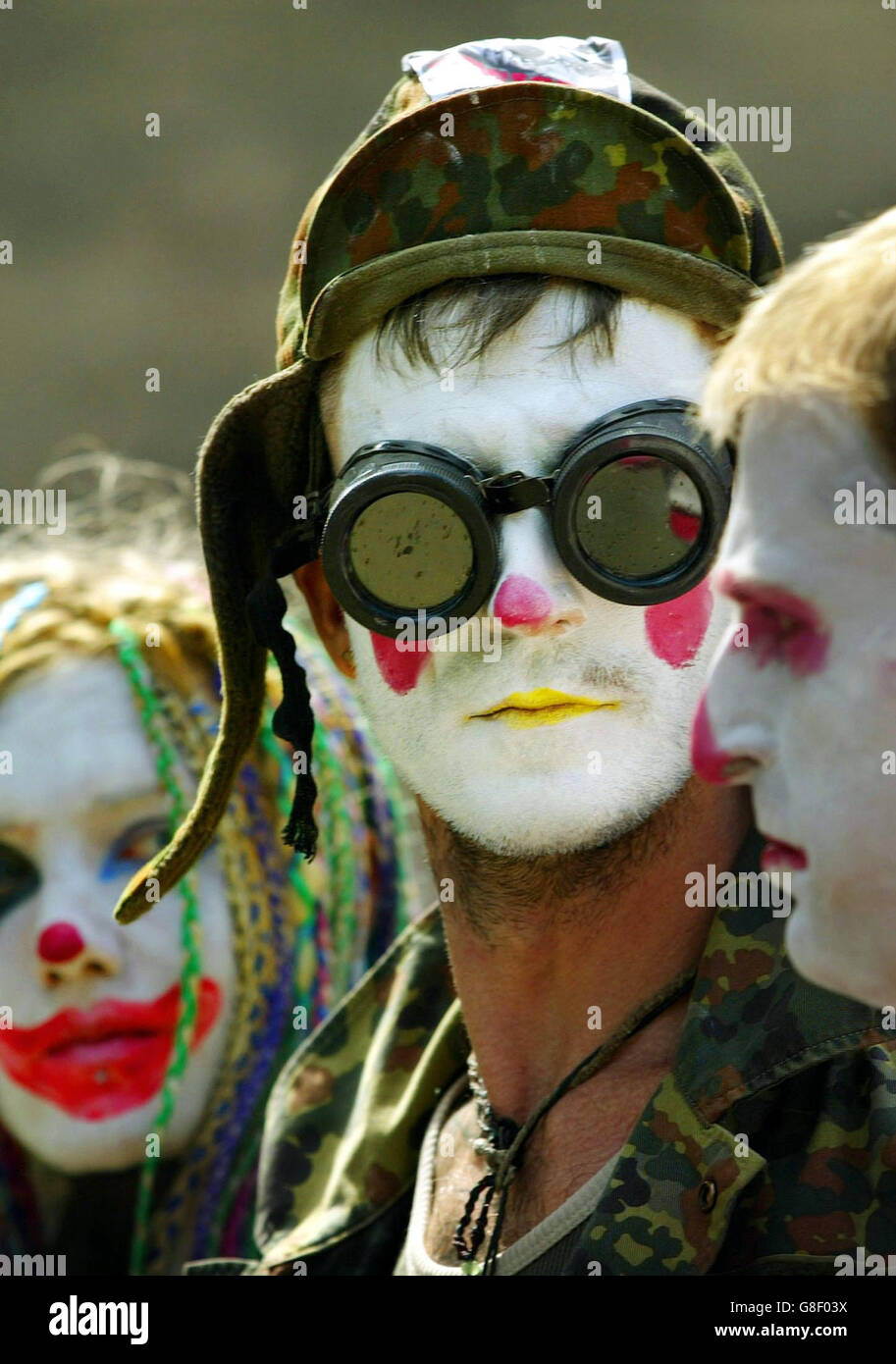 Les rebelles de l'armée d'insurgés clandestins Clown Banque D'Images