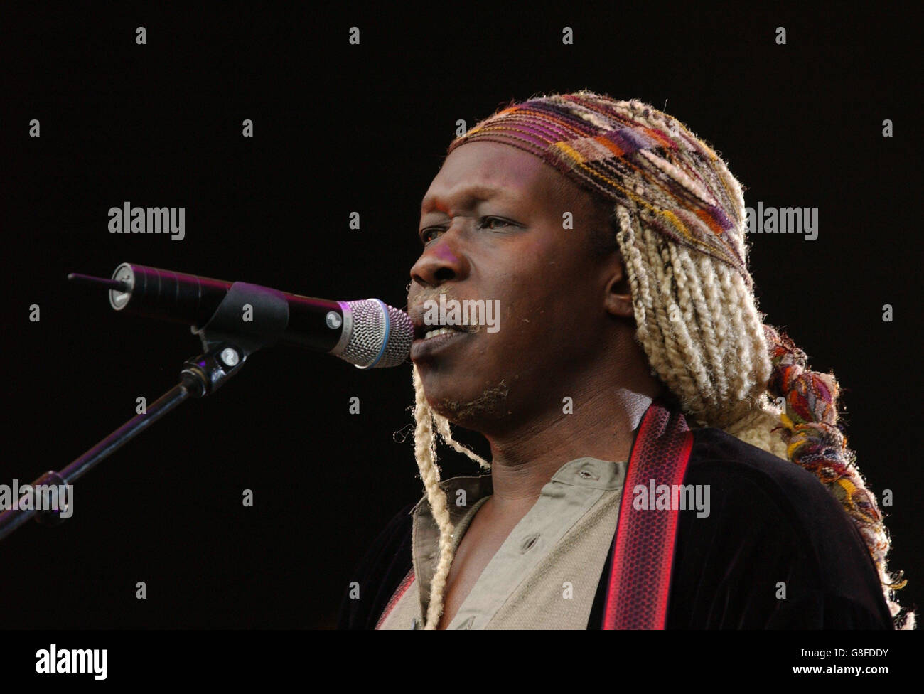 8 live concert - l'appelant l'Afrique projet Eden Banque D'Images