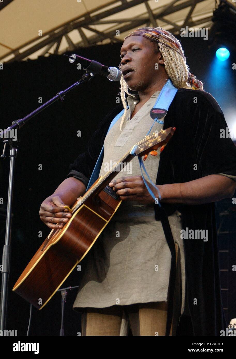 8 live concert - l'appelant l'Afrique projet Eden Banque D'Images