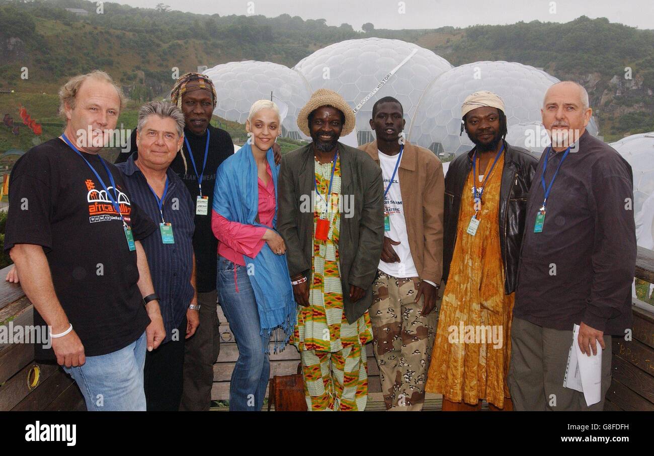 8 live concert - l'appelant l'Afrique projet Eden Banque D'Images