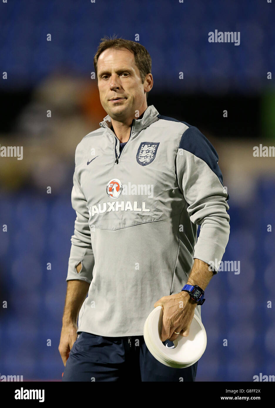 Espagne / Angleterre - International friendly - Rico Perez Stadium. Chris Neville, entraîneur de fitness d'Angleterre Banque D'Images