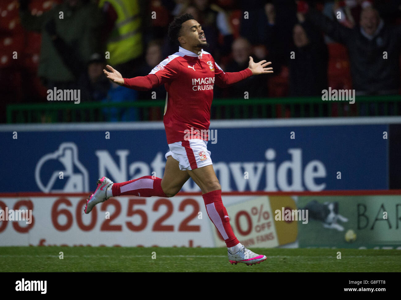 Swindon Town v Scunthorpe United - Sky Bet la League One - County Ground Banque D'Images