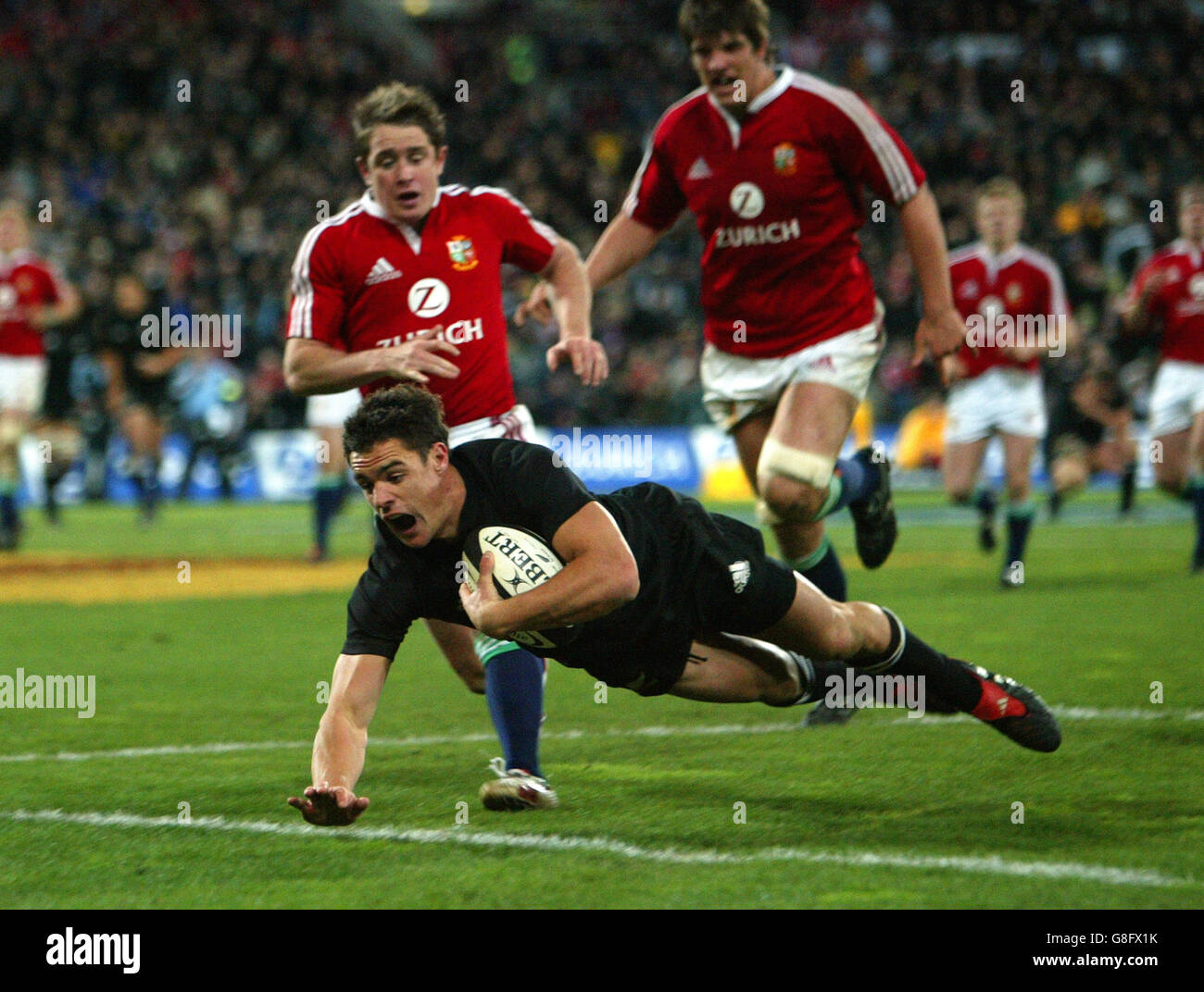 Rugby Union - British & Irish Lions Tour - Deuxième Test - Nouvelle-Zélande v Lions Britanniques - le stade Westpac Banque D'Images