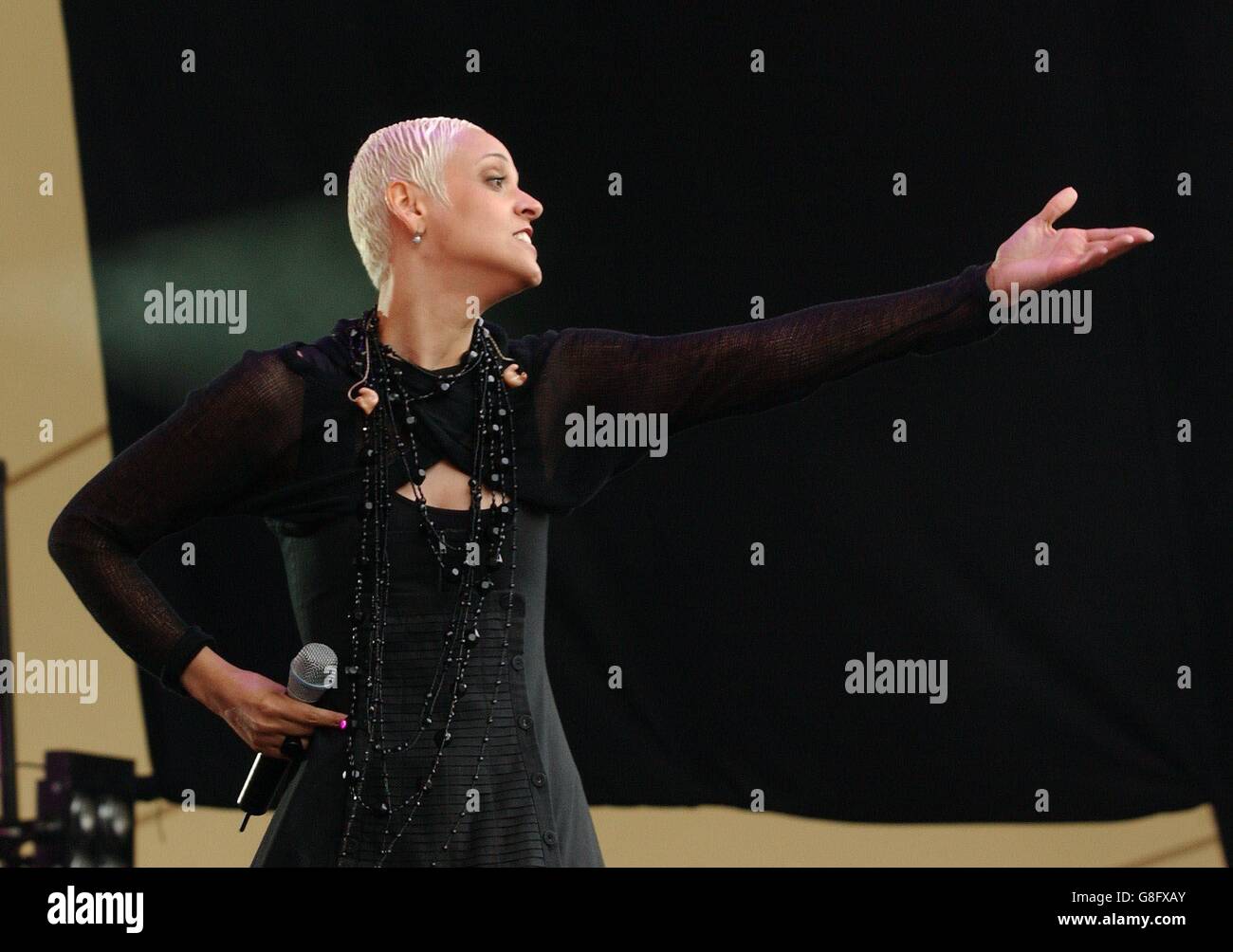 8 live concert - l'appelant l'Afrique projet Eden Banque D'Images