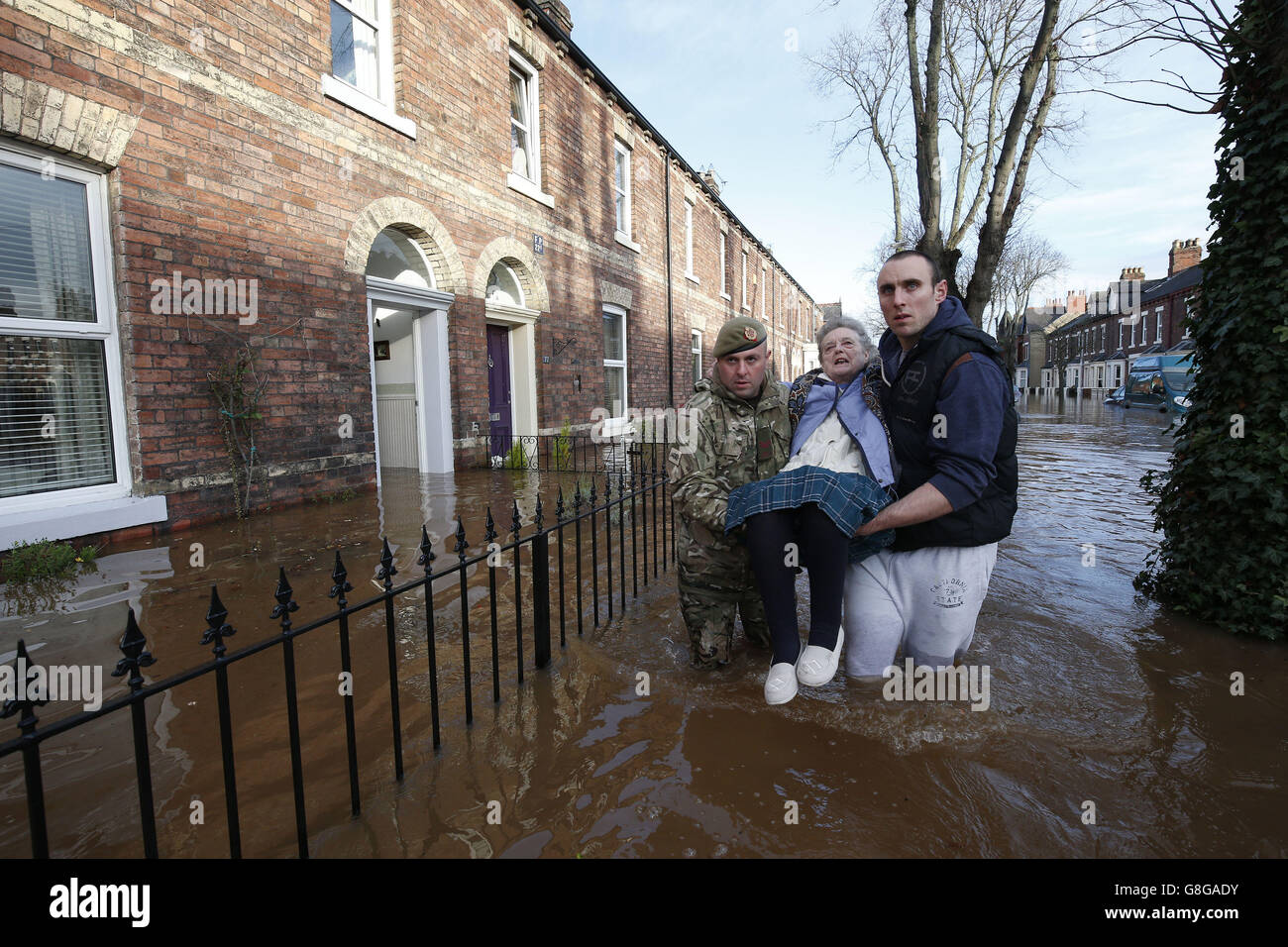 Météo Hiver 2015 6 déc. Banque D'Images