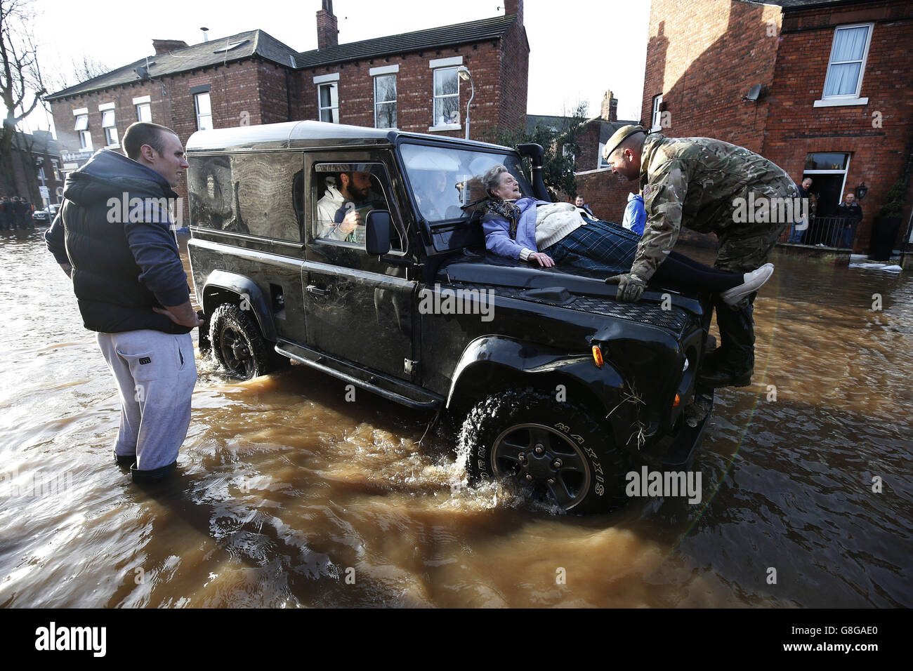Météo Hiver 2015 6 déc. Banque D'Images