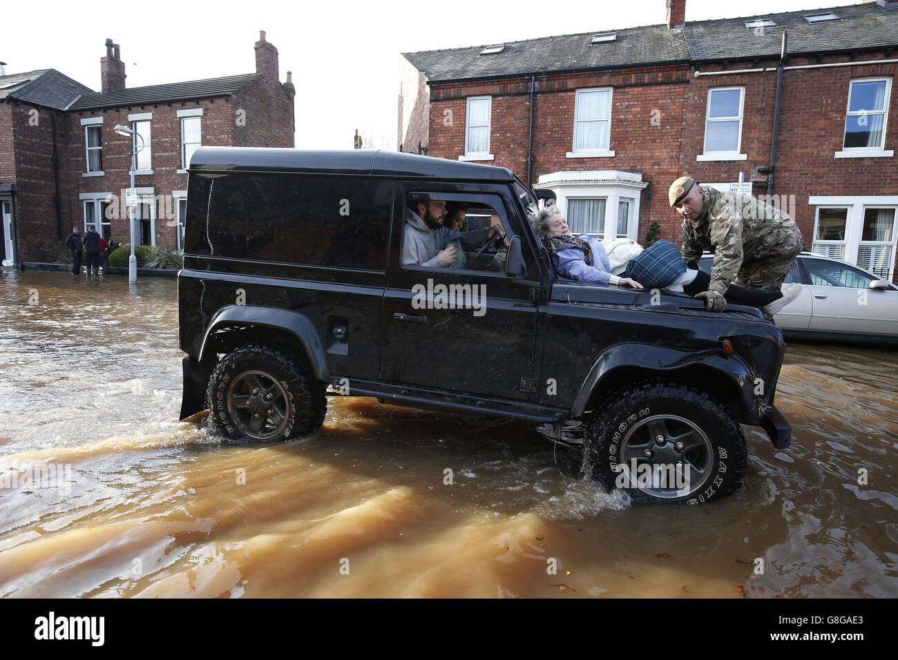 Météo Hiver 2015 6 déc. Banque D'Images