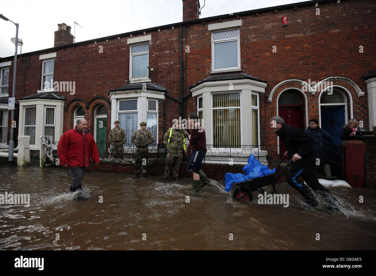 Météo Hiver 2015 6 déc. Banque D'Images