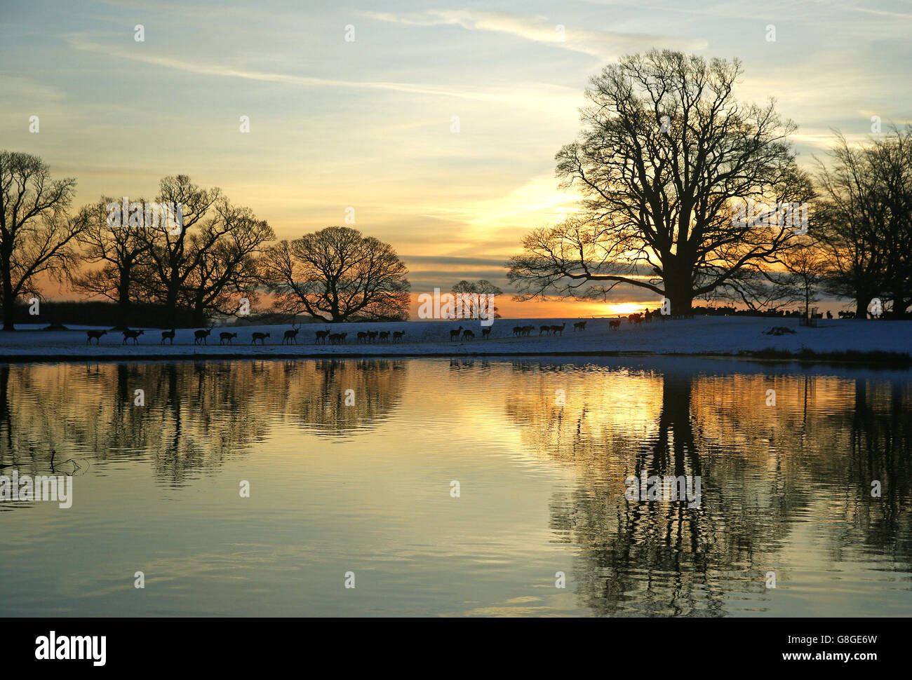 Météo Hiver 2015 13 déc. Banque D'Images