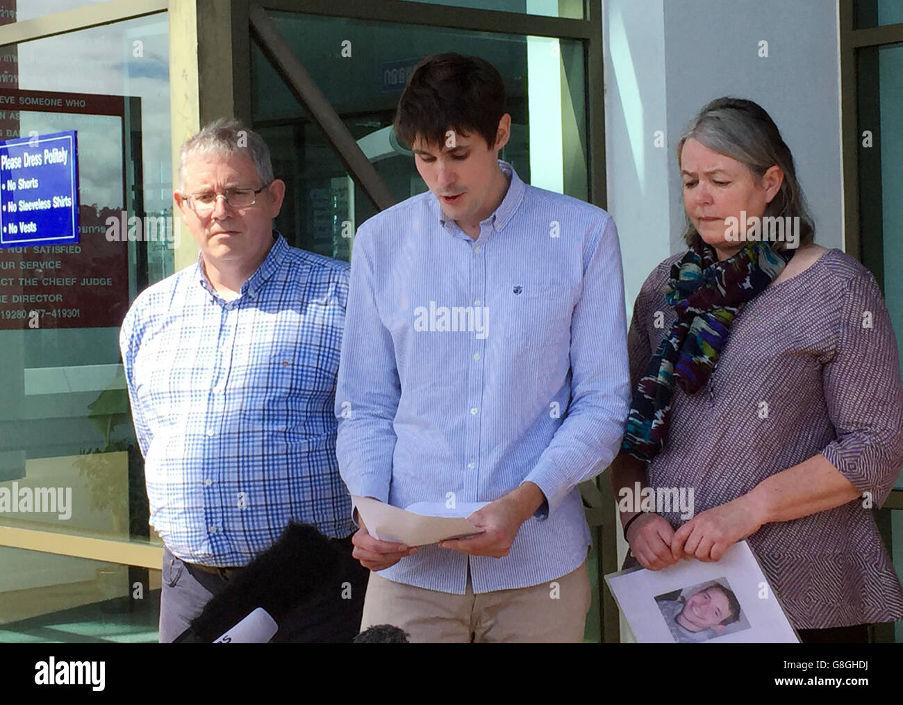 Les Britanniques tués sur Koh Tao Banque D'Images