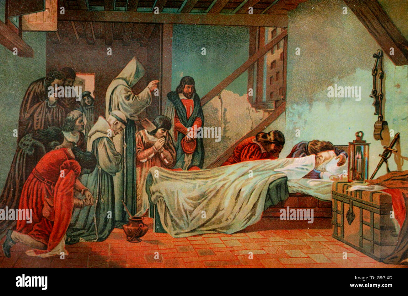 Mort de Christophe Colomb Banque D'Images