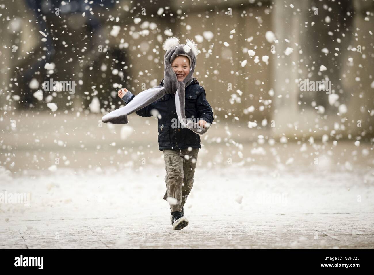 Météo d'hiver 5e déc 2015 Banque D'Images