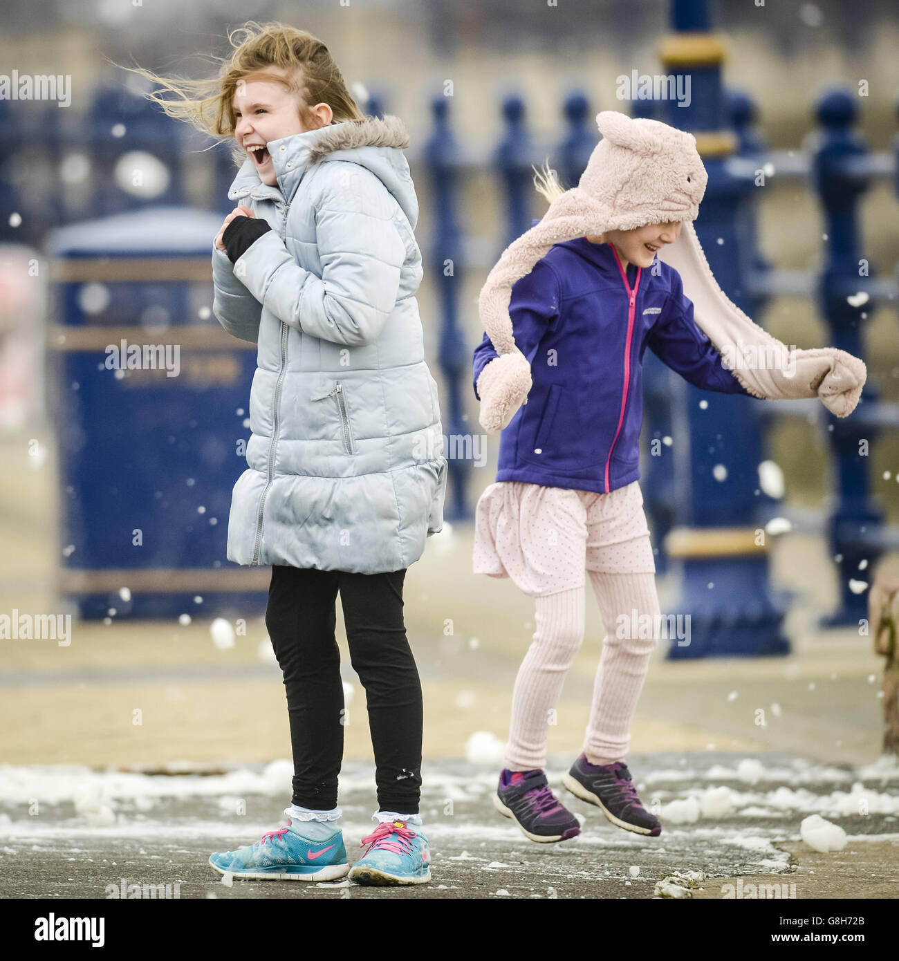 Météo d'hiver 5e déc 2015 Banque D'Images