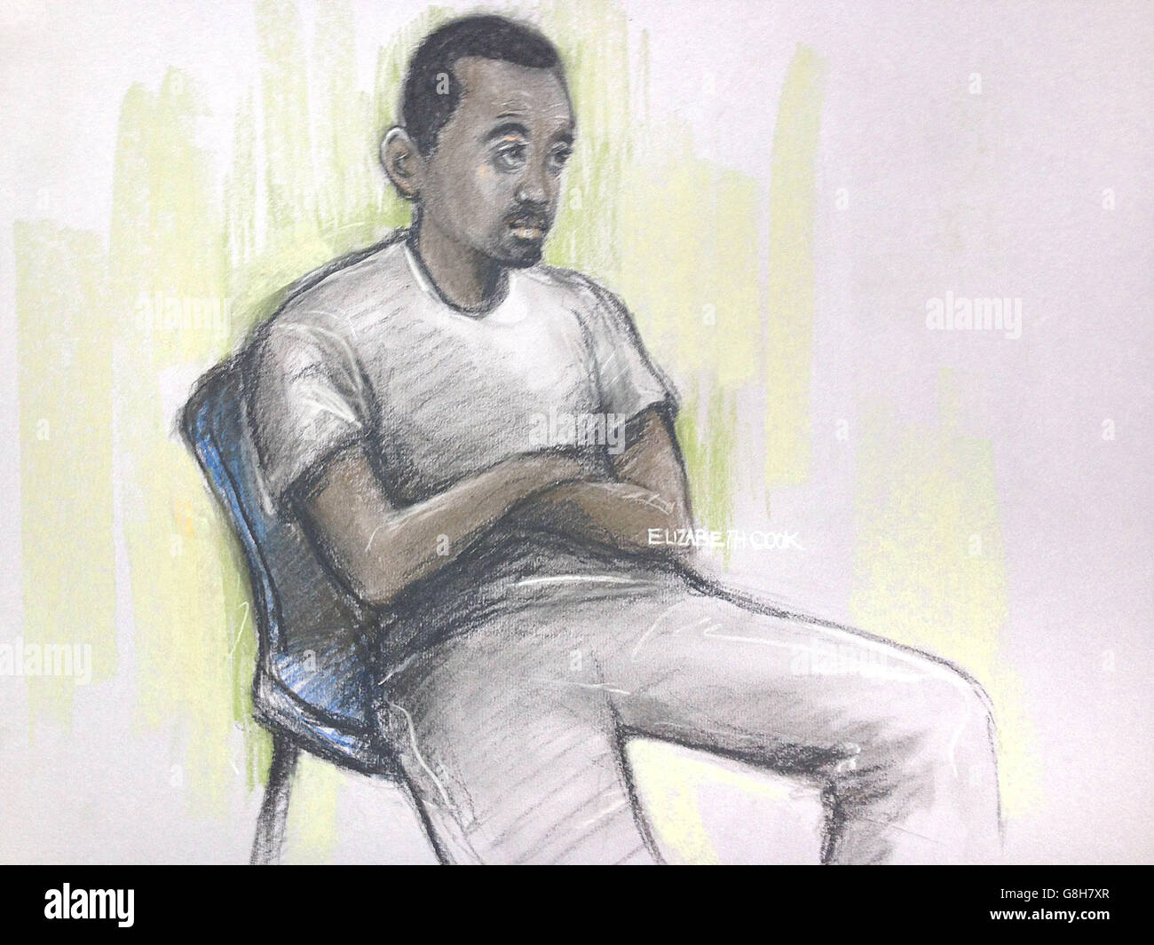 Muhaydin Mire affaire judiciaire Banque D'Images