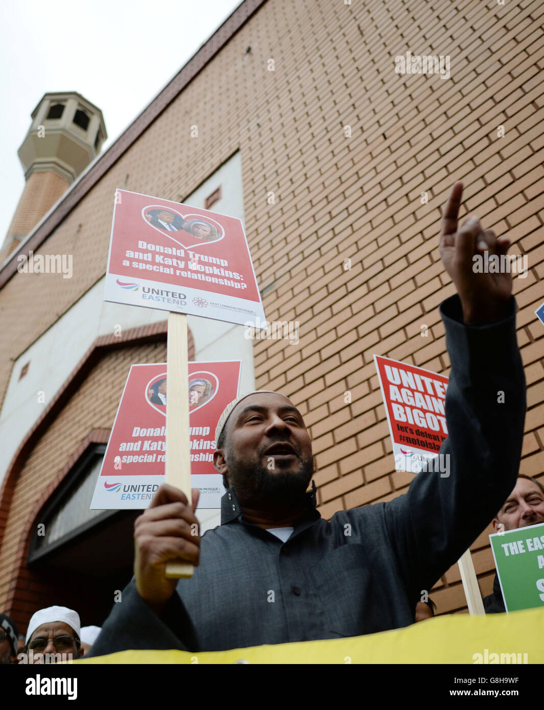 Donald Trump commentaires sur les Musulmans Banque D'Images