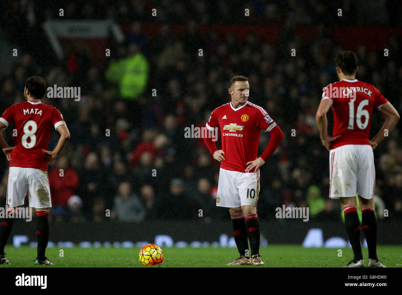 Manchester United / Norwich City - Barclays Premier League - Old Trafford.Wayne Rooney de Manchester United après United, descendez 0-2 Banque D'Images