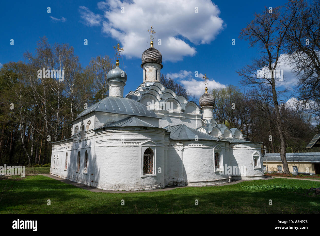 Église de l'Archange Michael dans Arkhangelskoye domaine près de Moscou Banque D'Images