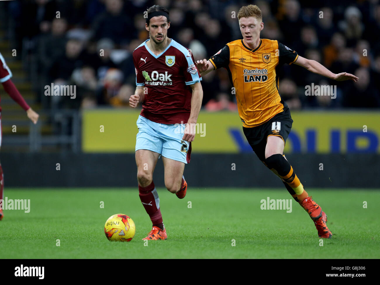 Hull City v Burnley - Sky Bet Championship - KC Stadium Banque D'Images