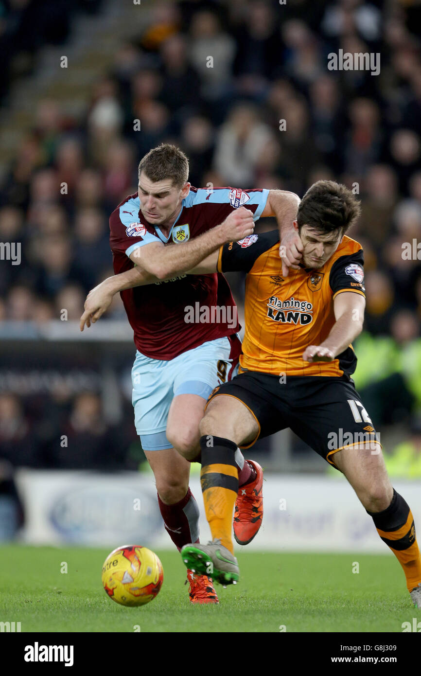 Hull City v Burnley - Sky Bet Championship - KC Stadium Banque D'Images