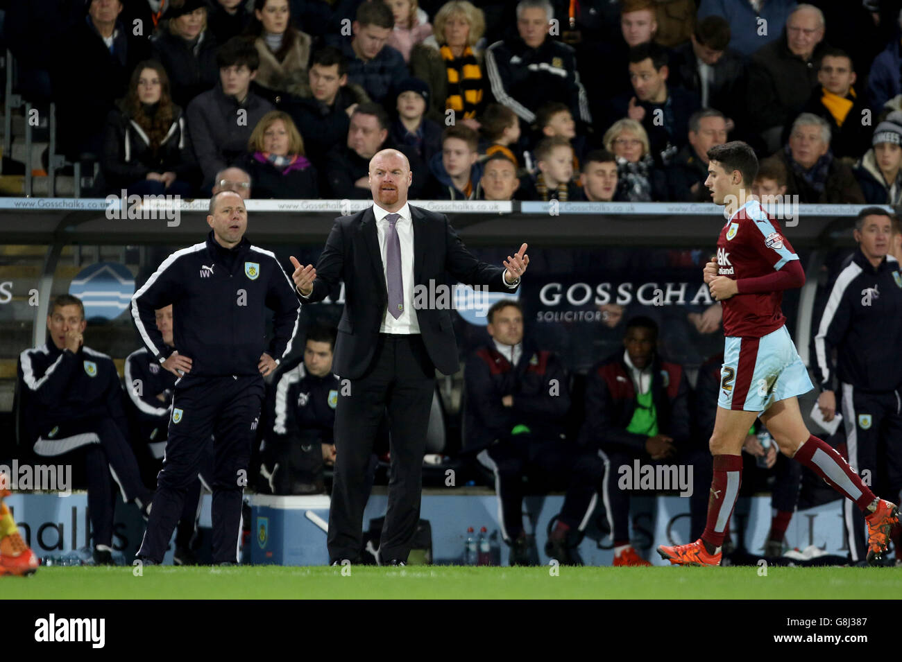 Hull City v Burnley - Sky Bet Championship - KC Stadium Banque D'Images