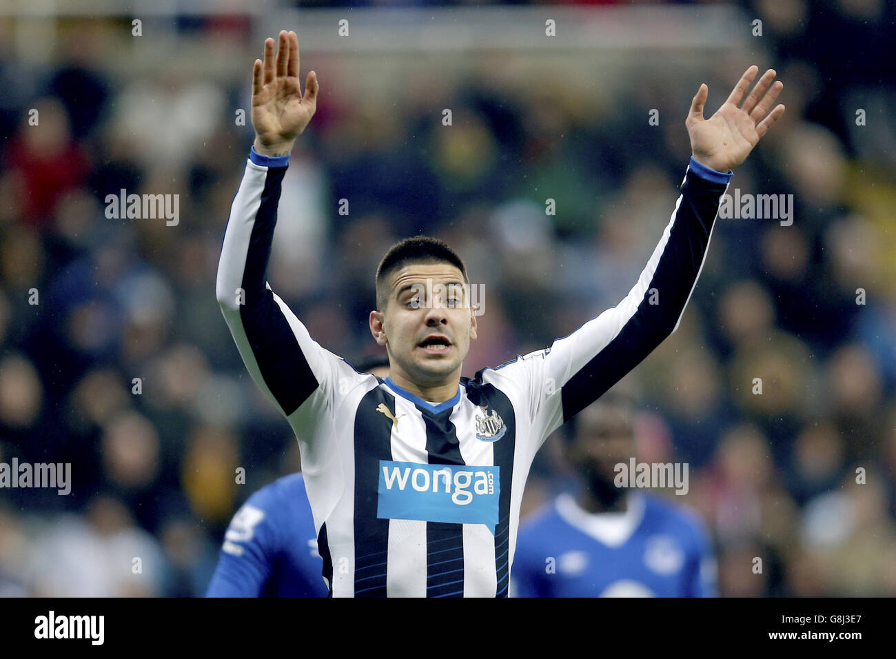 Aleksandar Mitrovic de Newcastle United lors du match de la Barclays Premier League à St James' Park, Newcastle. APPUYEZ SUR ASSOCIATION photo. Date de la photo: Samedi 26 décembre 2015. Voir PA Story FOOTBALL Newcastle. Le crédit photo devrait se lire: Owen Humphreys/PA Wire. Banque D'Images