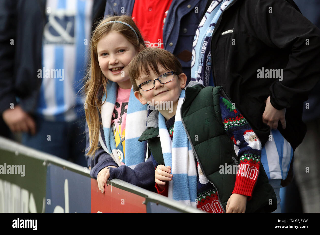 Chesterfield v Coventry City - Sky Bet League One - Stade Proact.Coventry City fans dans les stands du stade Proact Banque D'Images