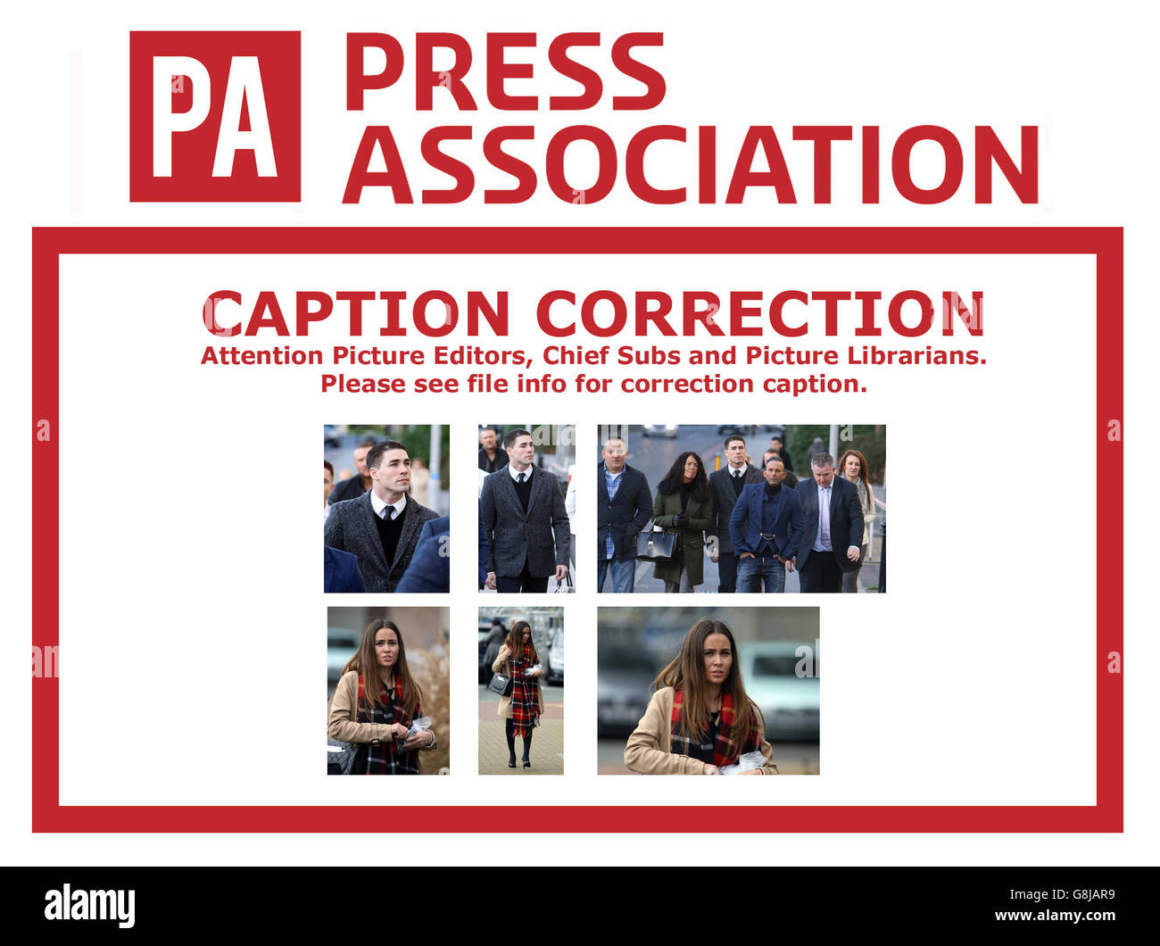 Jamie Cox affaire judiciaire Banque D'Images