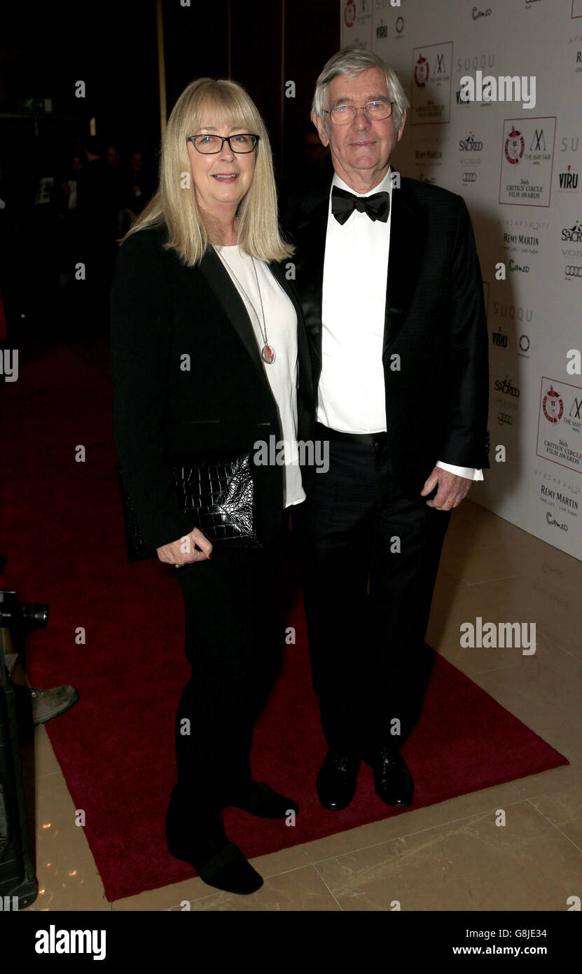 Tom Courtenay (à droite) participant aux London Criticss' Circle film Awards au May Fair Hotel, Central London. APPUYEZ SUR ASSOCIATION photo. Date de la photo: Dimanche 17 janvier 2016. Voir l'histoire de PA SHOWBIZ critiques. Le crédit photo doit être lu : Jonathan Brady/PA Wire. Banque D'Images