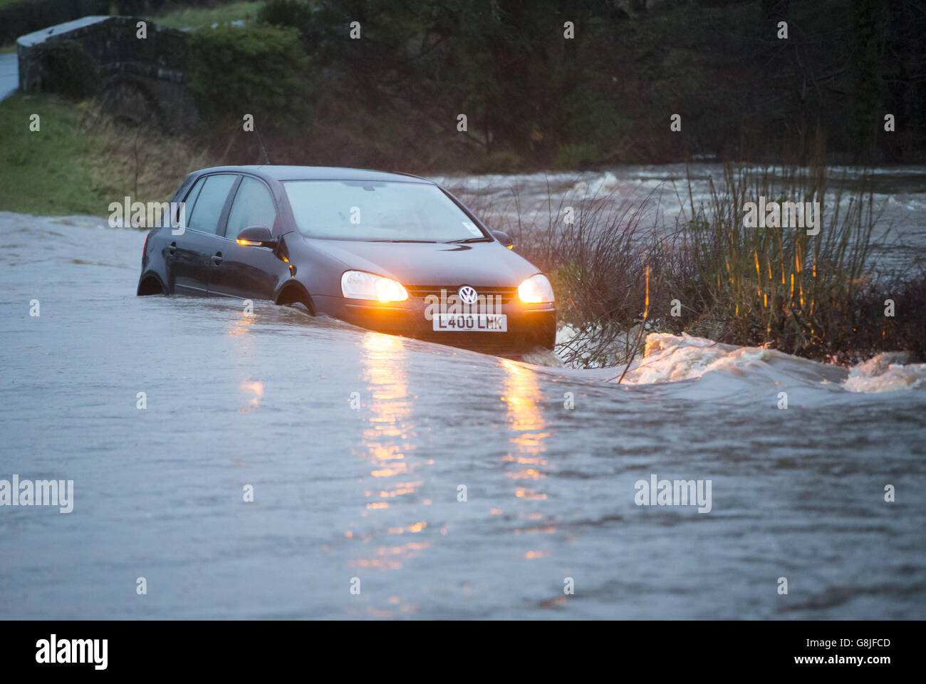 Météo Hiver 2015 30 déc. Banque D'Images