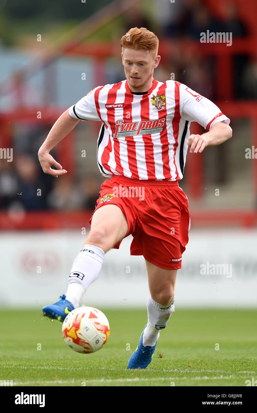 Football - pré saison amicale - Stevenage v Tottenham Hotspur XI - le stade Lamex.Dale Gorman, Stevenage Banque D'Images