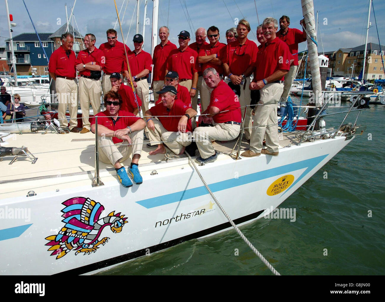 Yachting - Cowes - Fastnet Race - Île de Wight Banque D'Images