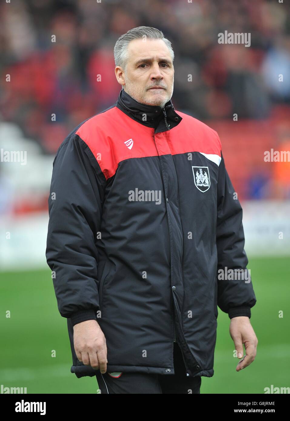 Bristol City v Middlesbrough - Sky Bet Championship - Ashton Gate.John Pemberton, patron de la ville intérimaire de Bristol City, lors du match du championnat Sky Bet à Ashton Gate, Bristol. Banque D'Images