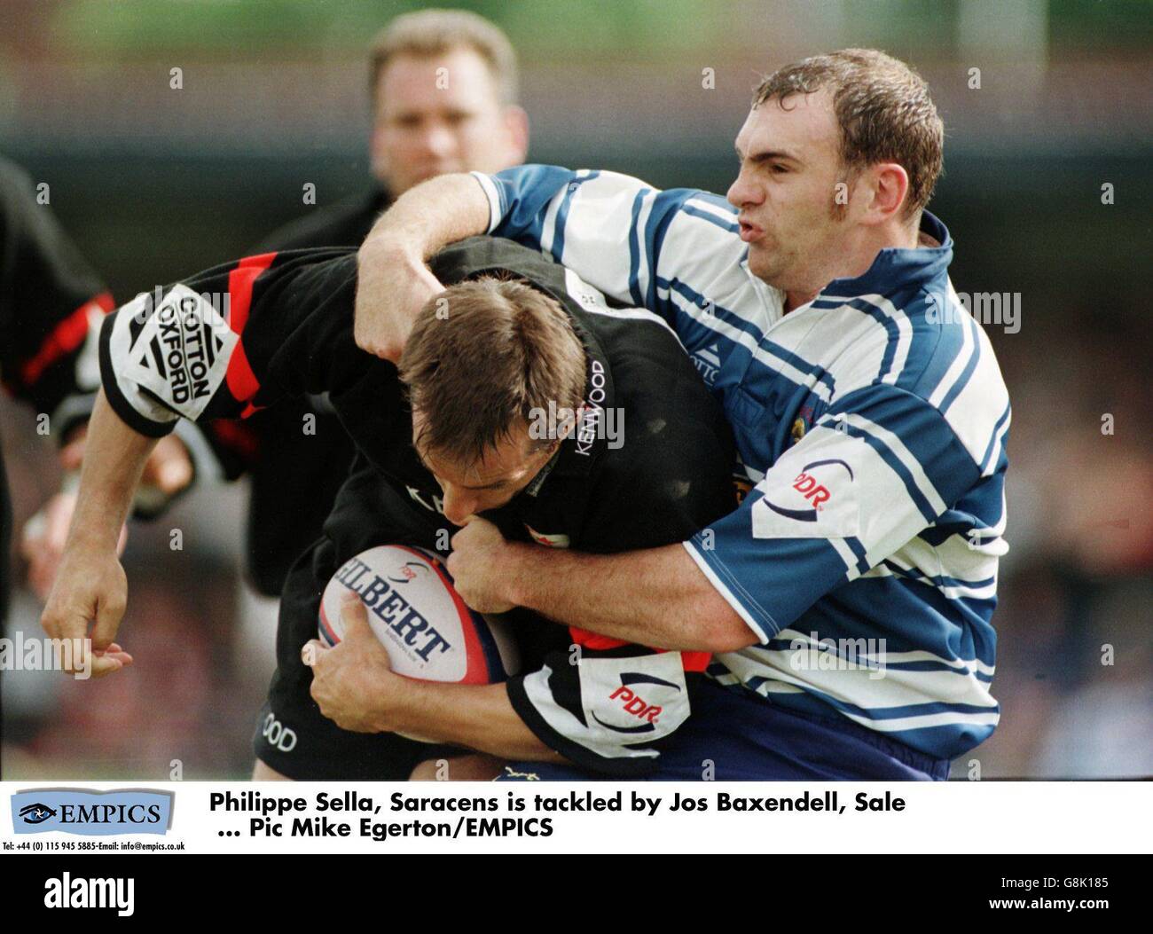 Allied Dunbar Premiership ... Vente v Saracens Banque D'Images