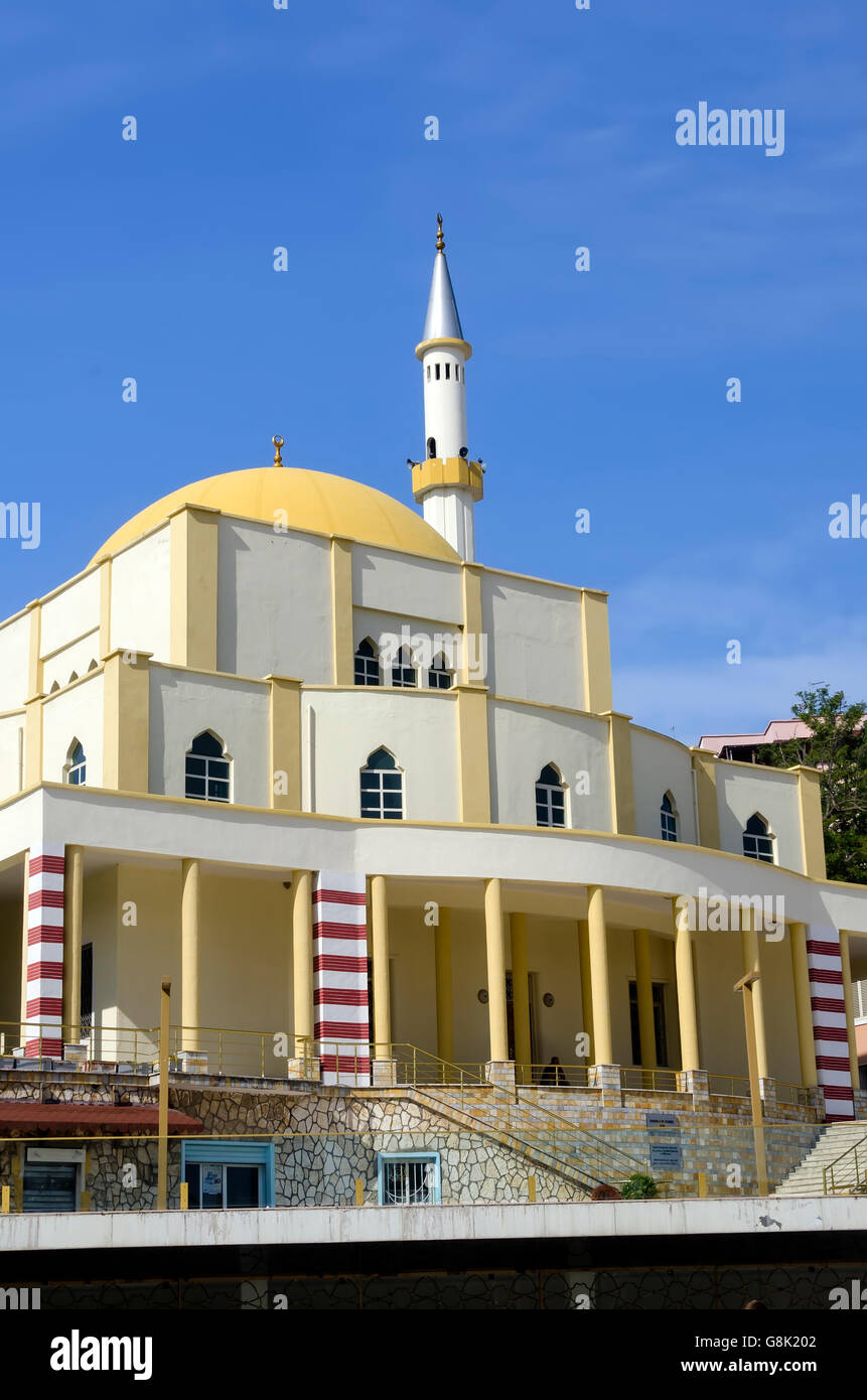 Mosquée de Fatih ou grande mosquée de Durrës ou nouvelle mosquée monument monument culturel, Durres, Albanie Banque D'Images