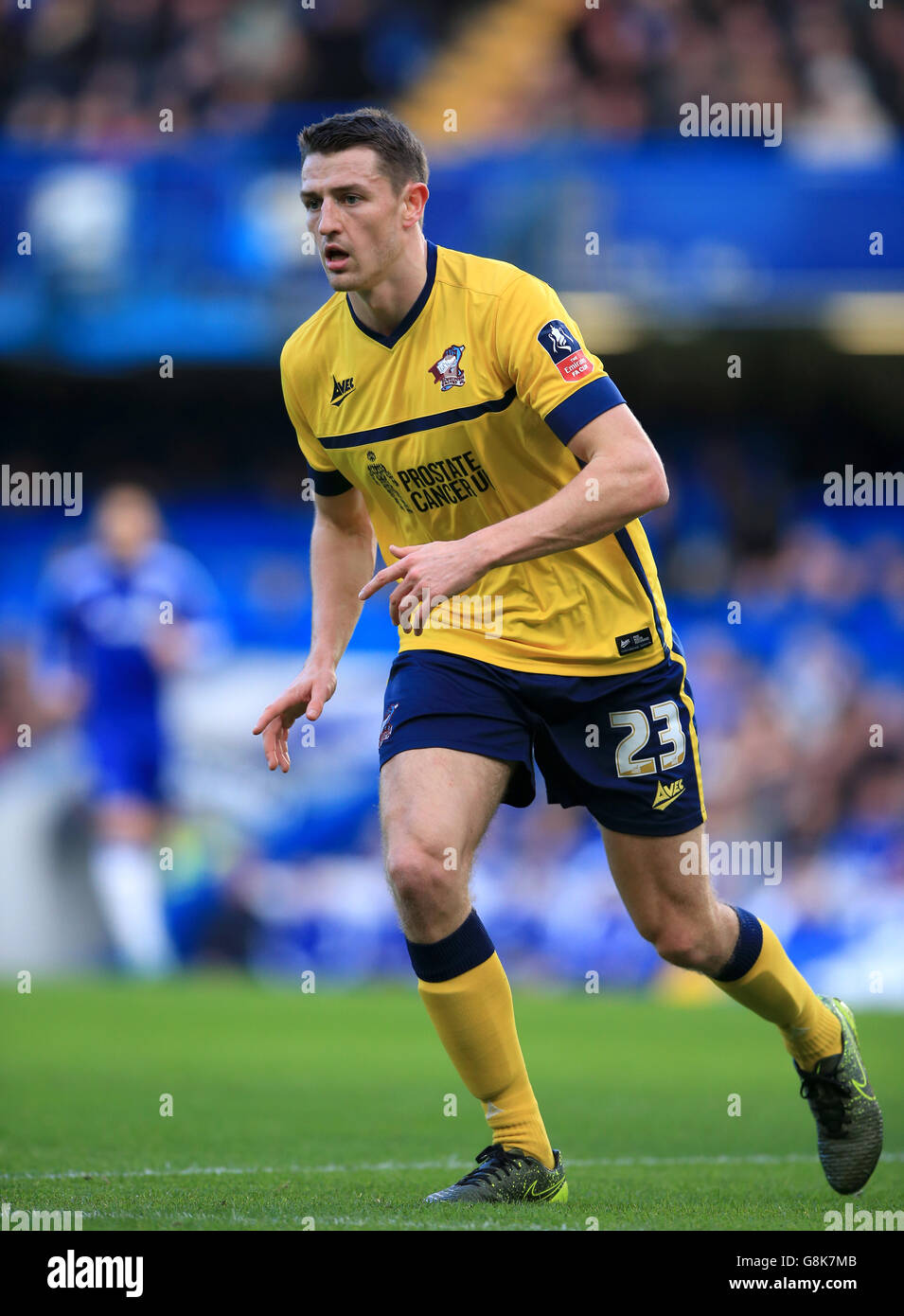 Chelsea v Scunthorpe United - Emirates FA Cup - Third Round - Stamford Bridge.Murray Wallace de Scunthorpe United Banque D'Images