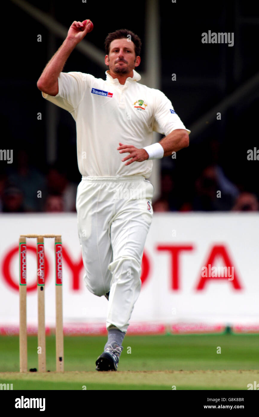 Cricket - les cendres - npower second Test - Angleterre v Australie - Edgbaston. Michael Kasprowicz, Australie Banque D'Images