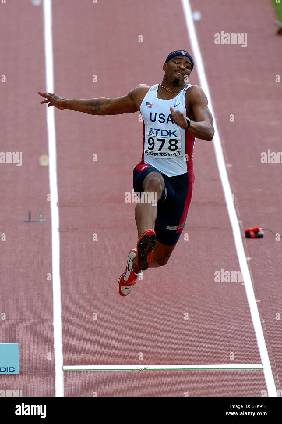 Athlétisme - Championnats du monde d'athlétisme de l'IAAF - Helsinki 2005 - Stade olympique Banque D'Images