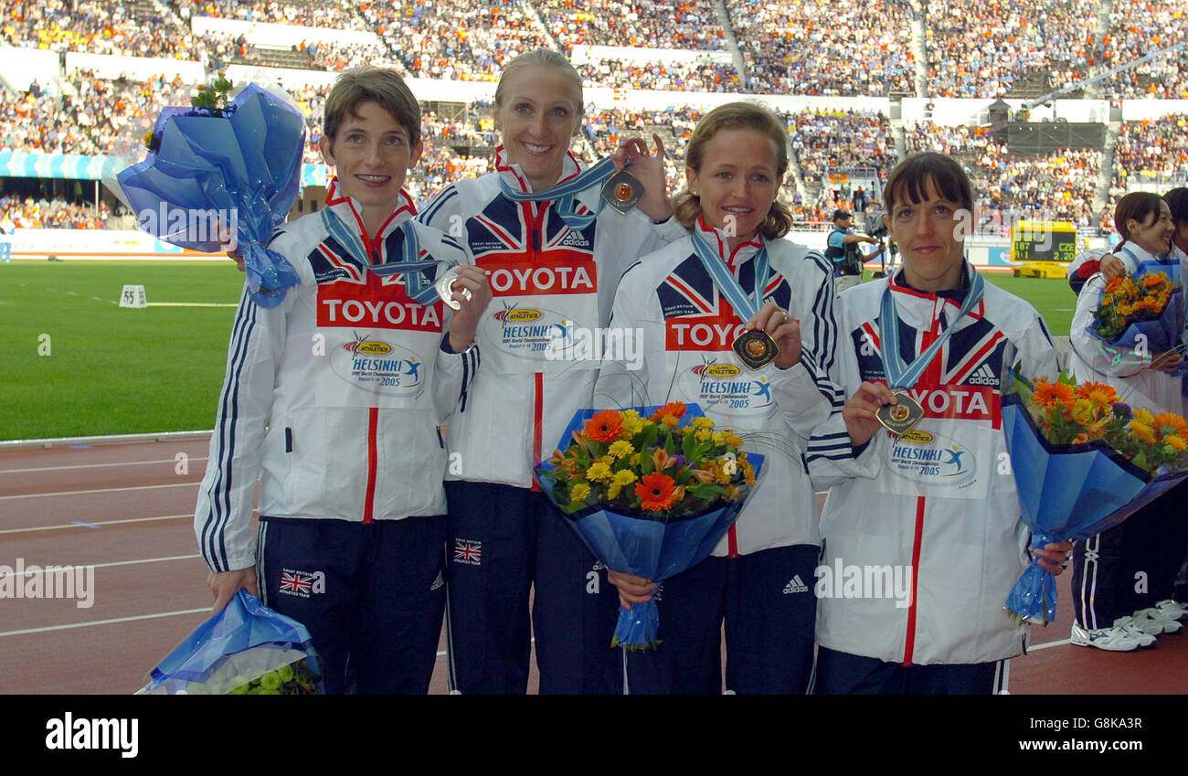 Athlétisme - Championnats du monde d'athlétisme de l'IAAF - Helsinki 2005 - Stade olympique Banque D'Images