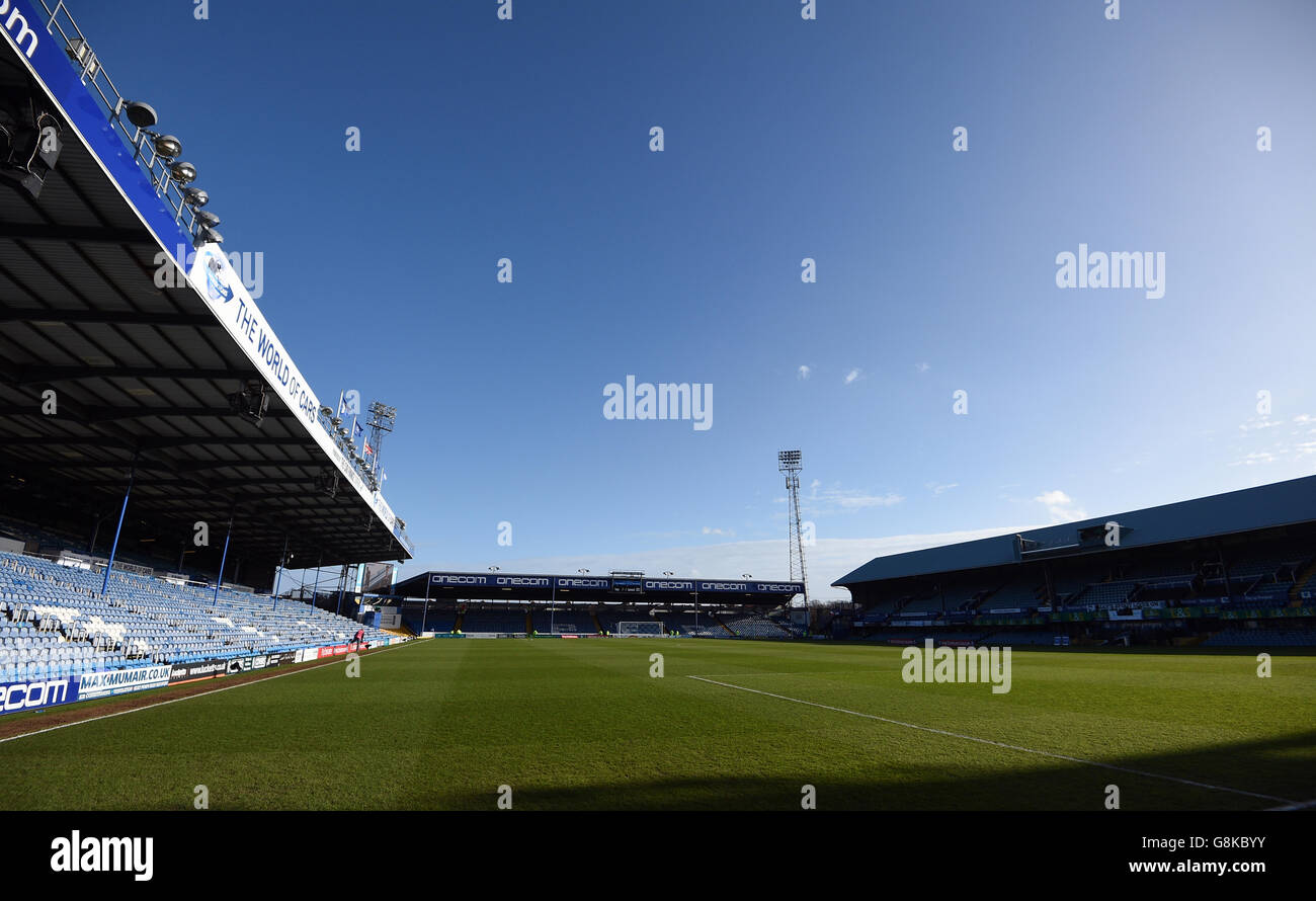 Portsmouth v AFC Bournemouth - Emirates FA Cup - Fourth Round - Fratton Park. Vue générale sur le parc de Fratton, qui abrite Portsmouth Banque D'Images