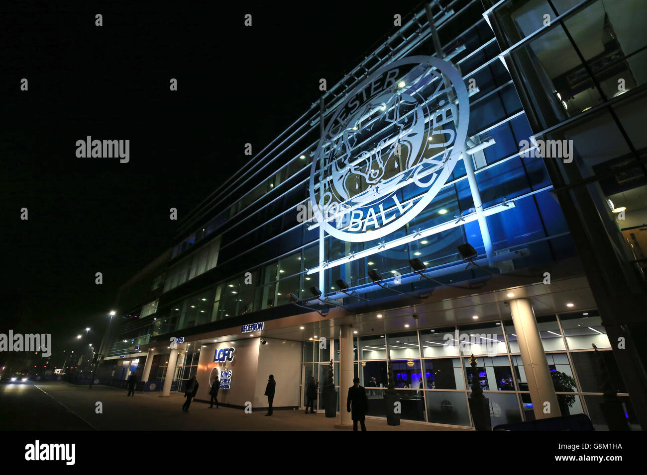 Vue générale sur le King Power Stadium, stade de Leicester City Banque D'Images