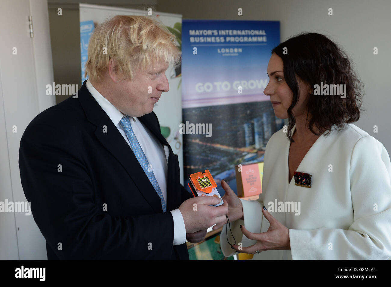 Programme d'affaires internationales du maire Banque D'Images