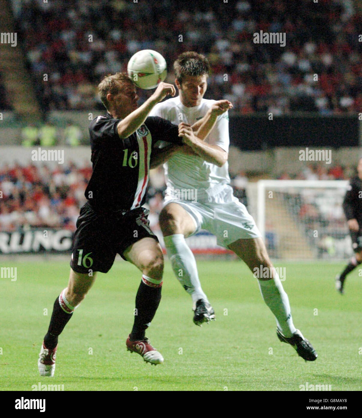 Football - match amical - Pays de Galles v France - Le nouveau stade Banque D'Images